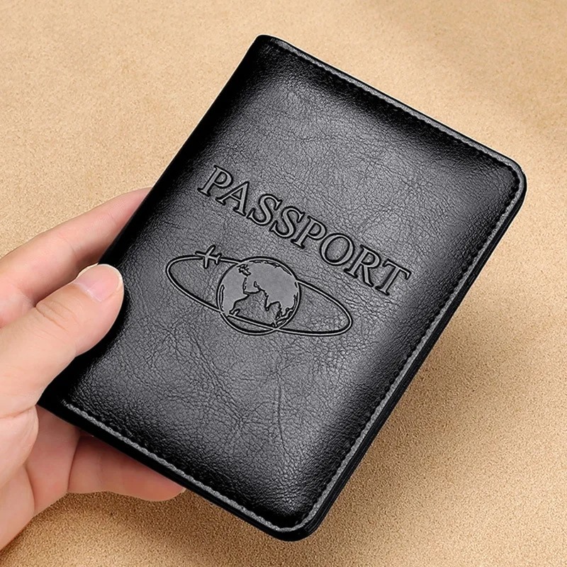 Passport Wallet Rfid - Unisex Genuine Leather Passport Cover RFID