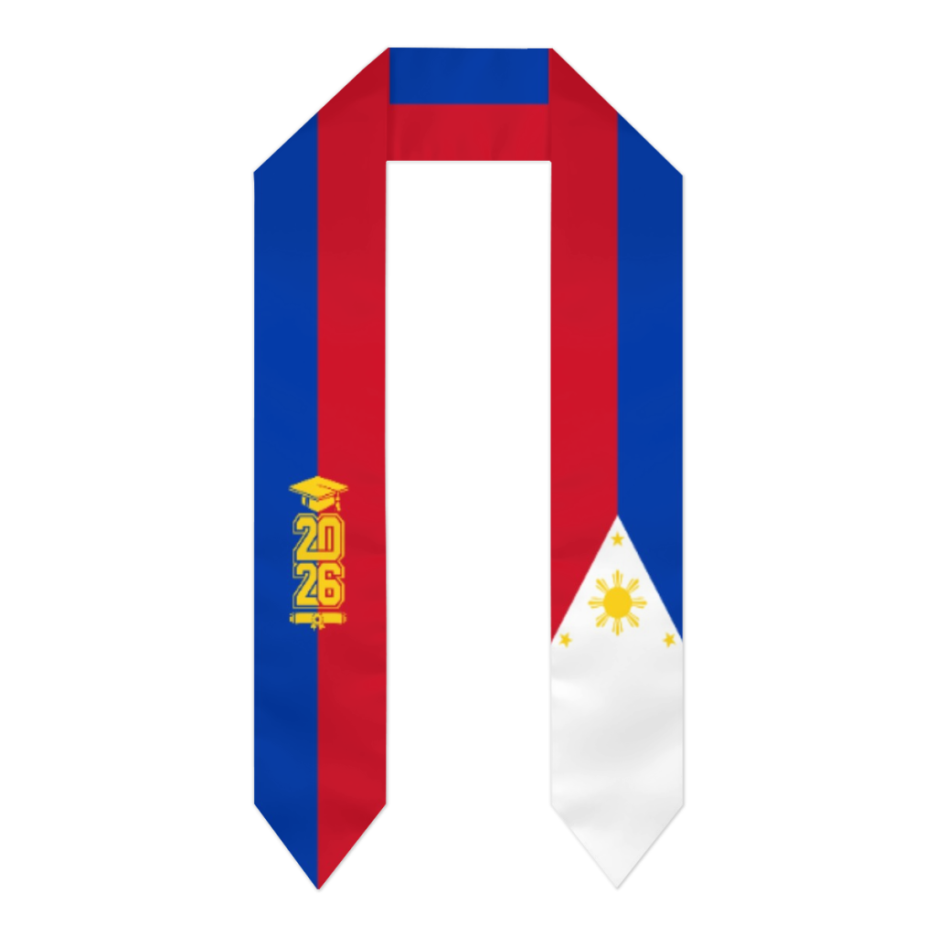Men'S Accessories Philippines - Class of 2026 Philippines Flag Scarf