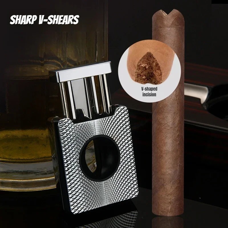 Premium Stainless Steel Cigar  - Cigar Cutter Set 评论和价格