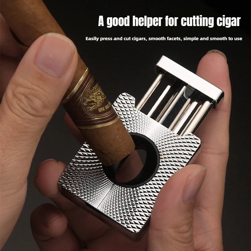 Premium Stainless Steel Cigar  - Cigar Cutter Set 评论和价格