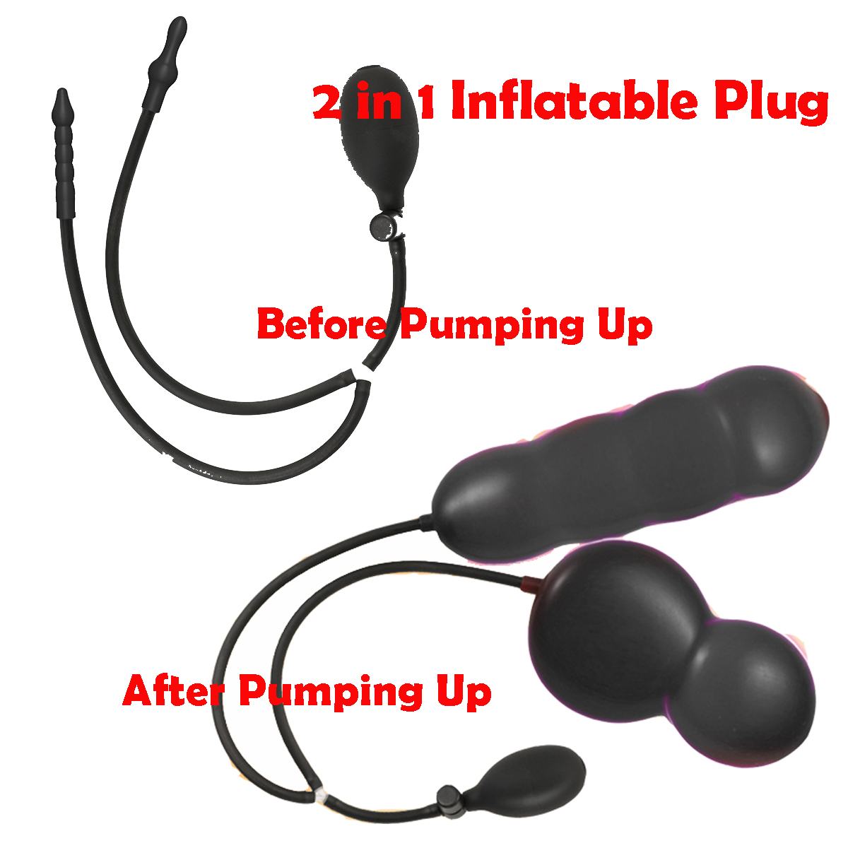 Gay Anal Plug Inflatable Butt  - Men'S Vegan Accessories 评论和价格