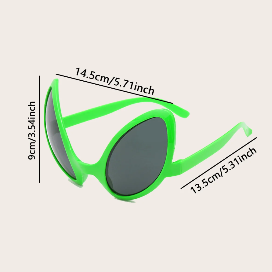 Green Alien Martian Quirky Sun - Men'S Vegan Accessories 评论和价格