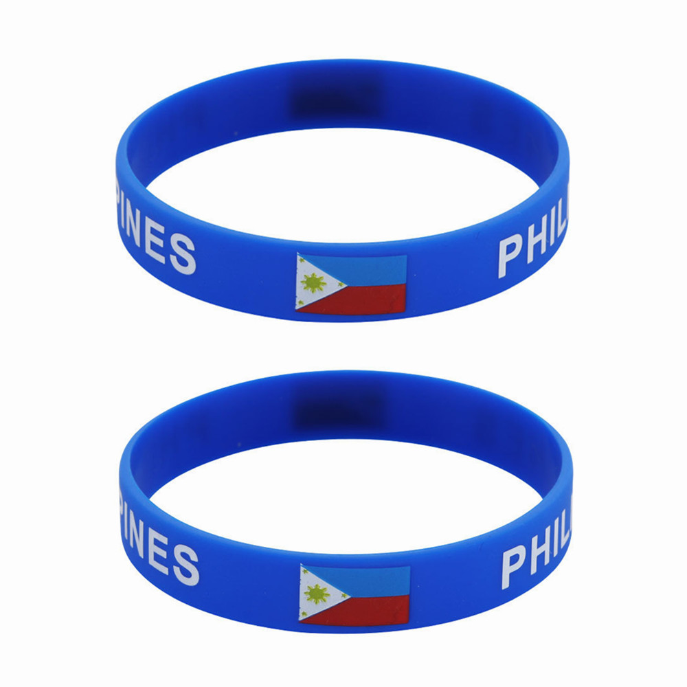 2pcs Philippines Flag Silicone - Men'S Accessories Philippines 评论和价格