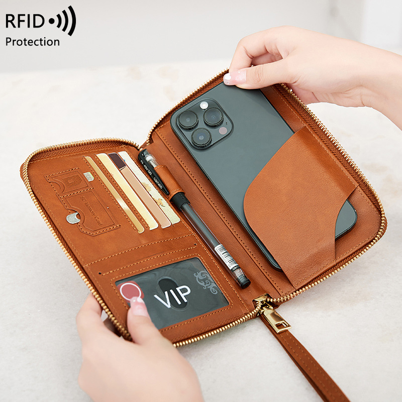 New Leather Passport Cover RFI - Passport Wallet Rfid 评论和价格