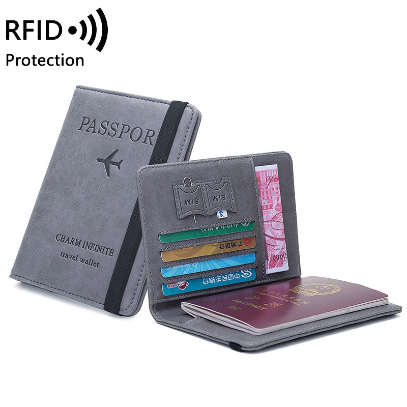 Unisex PU Leather Passport Hol - Passport Wallet Rfid 评论和价格