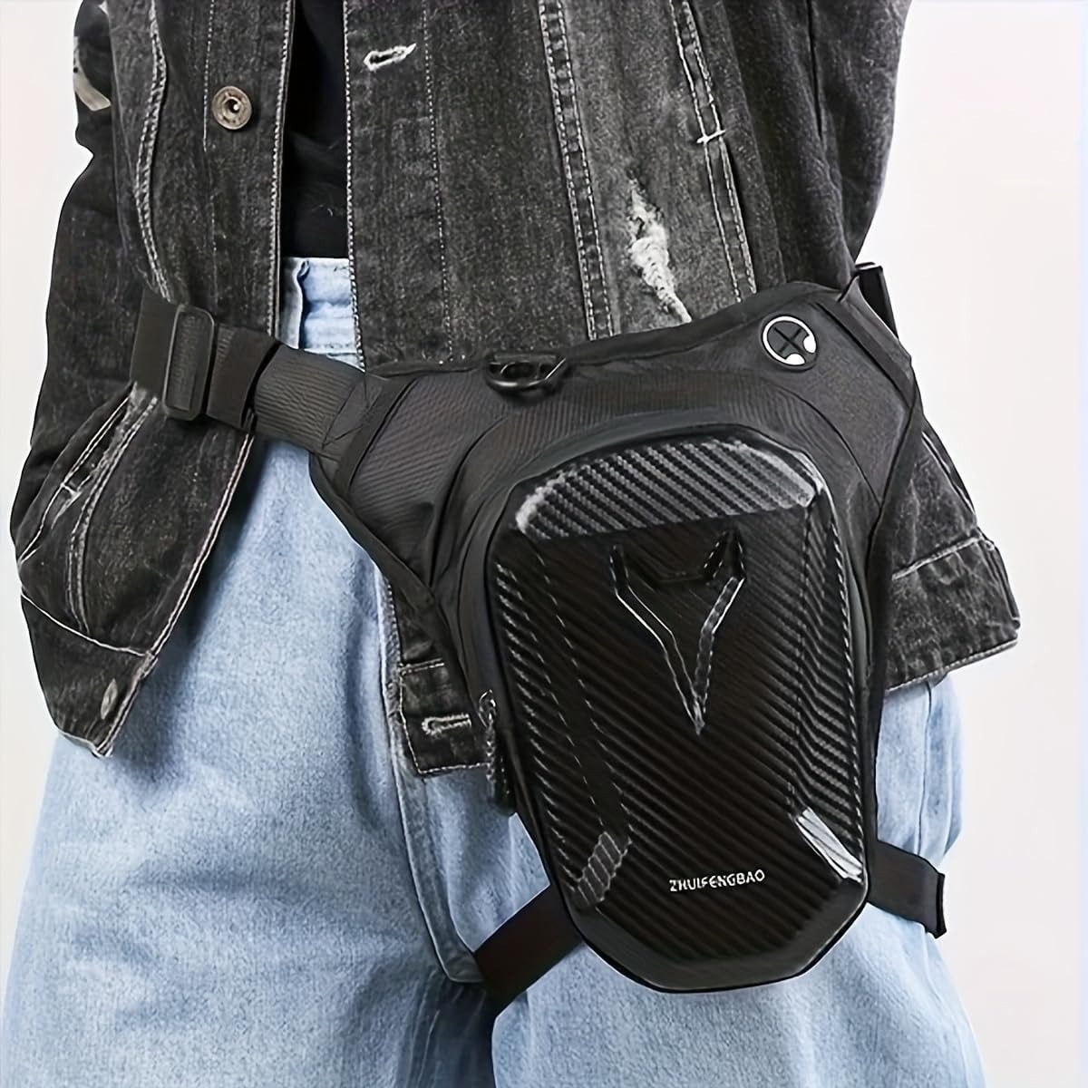 Motorcycle Waist Pack Drop Leg - Men Accessories Kit Bag 评论和价格