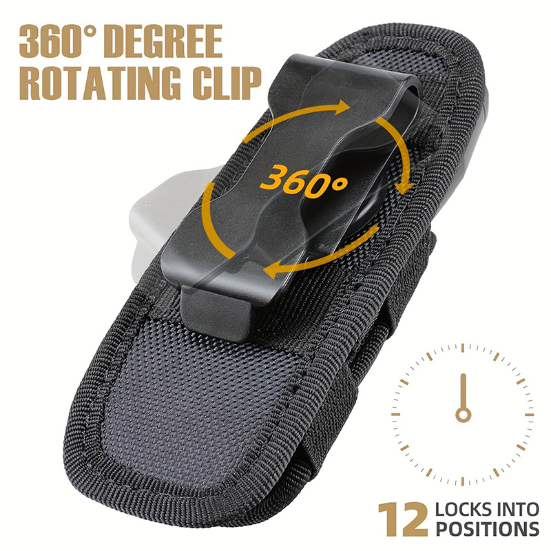 Tactical Flashlight Pouch Belt - Men Accessories Kit Bag 评论和价格