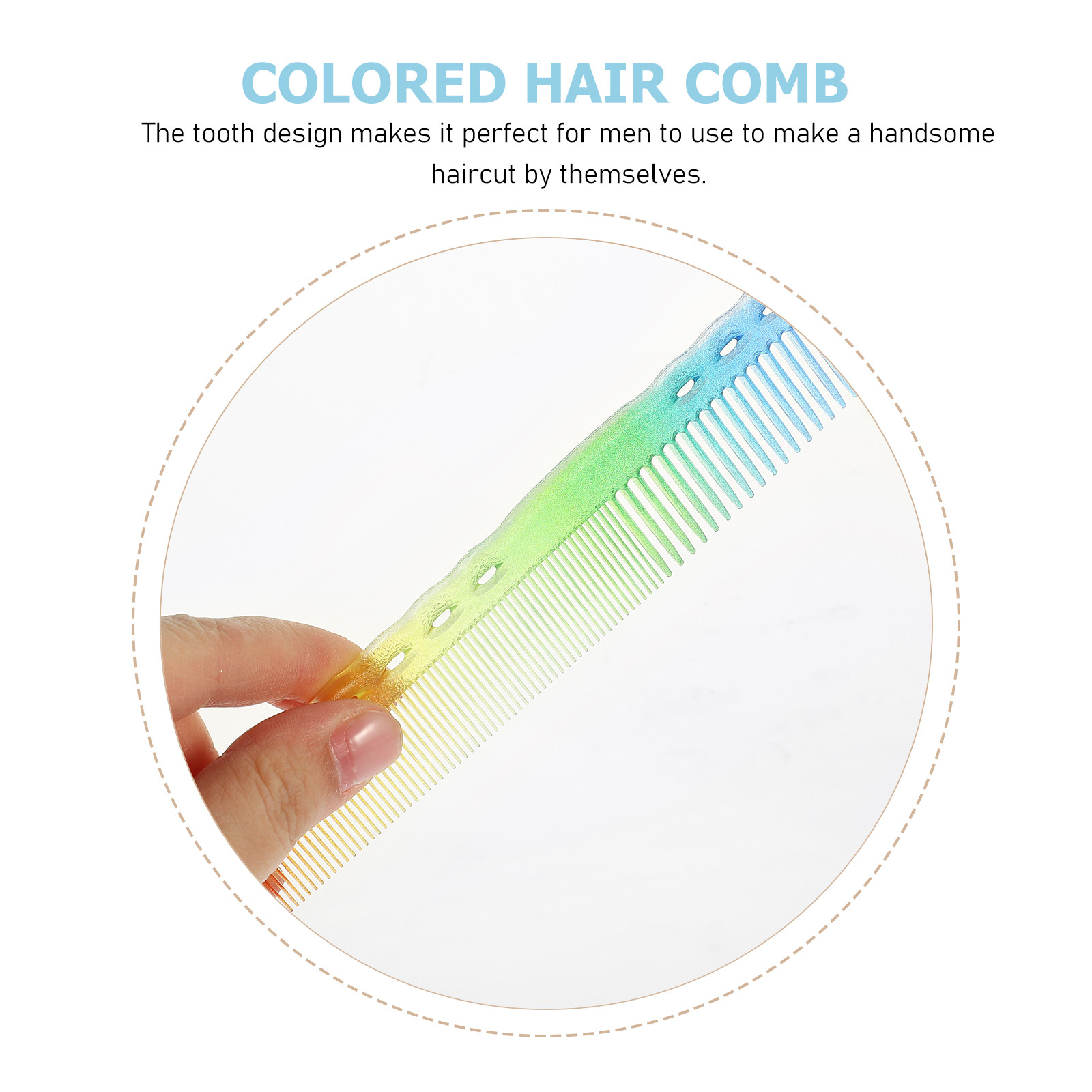 3Pcs Barbershop Hair Comb Fine - Mens Accessories Style 评论和价格