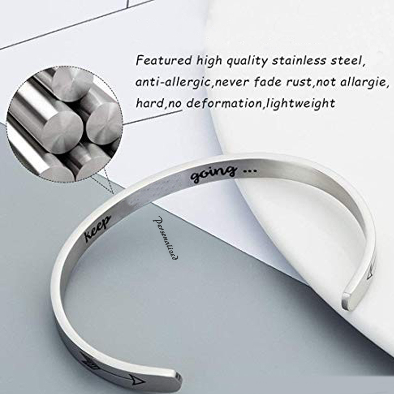 4MM To 8MM Free Engraving Cuff - Men Accessories All 评论和价格