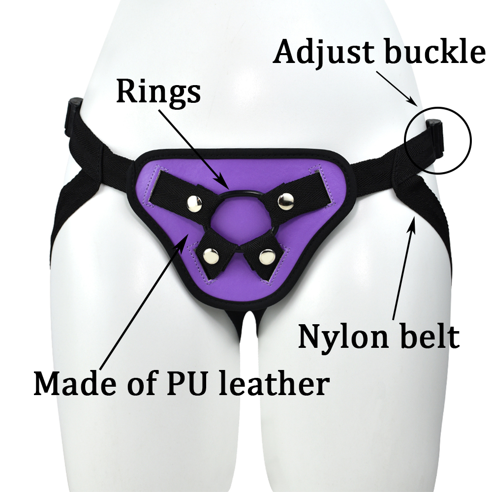 NYOTA Leather Strap-on Penis D - Men'S Vegan Accessories 评论和价格