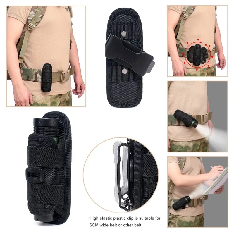 Molle flashlight bag, 360 degr - Men Accessories Kit Bag 评论和价格