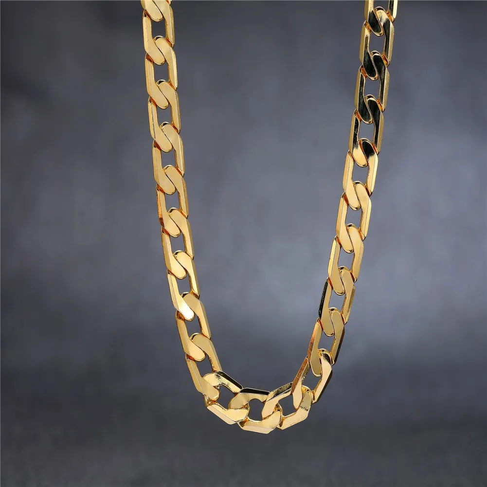 Hot luxury 18K gold Lucky 8MM  - Men'S Accessories Affordable 评论和价格
