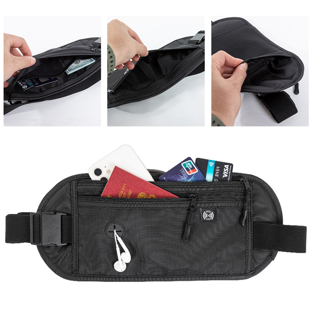 1PCS Passport Holder Neck Pouc - Passport Wallet Rfid 评论和价格