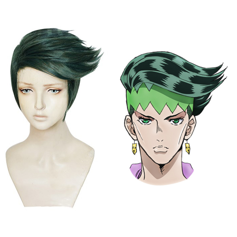 Rohan Kishibe Cosplay Wig Shor - Men'S Vegan Accessories 评论和价格