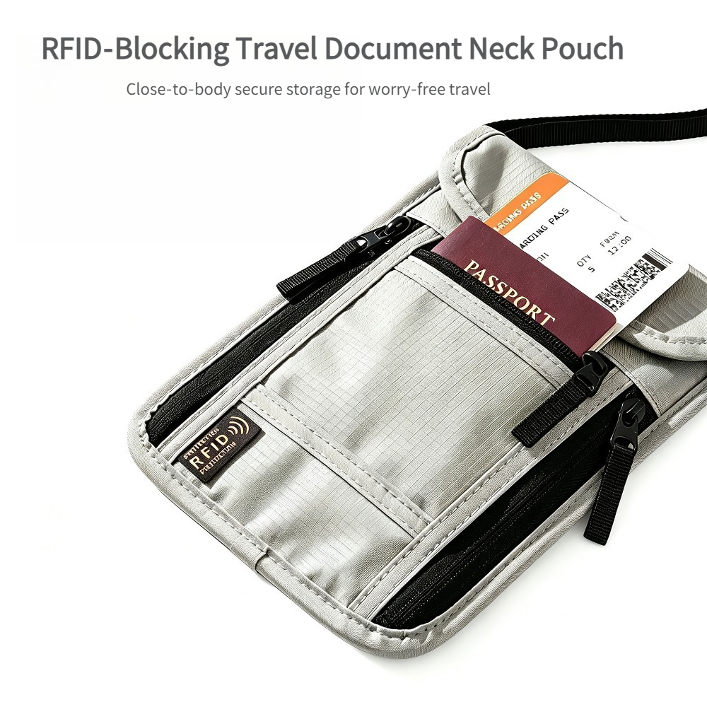 Travel Neck Wallet, RFID Block - Passport Wallet Rfid 评论和价格