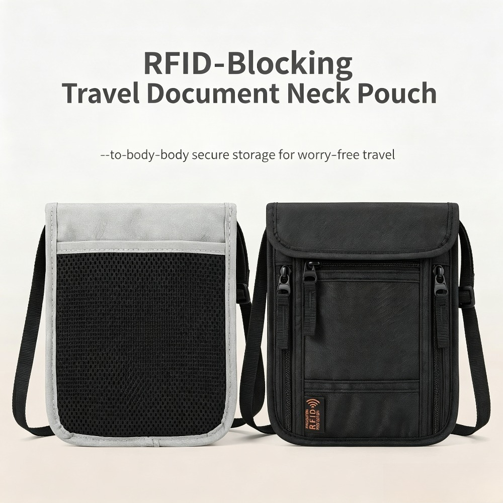 Travel Neck Wallet, RFID Block - Passport Wallet Rfid 评论和价格