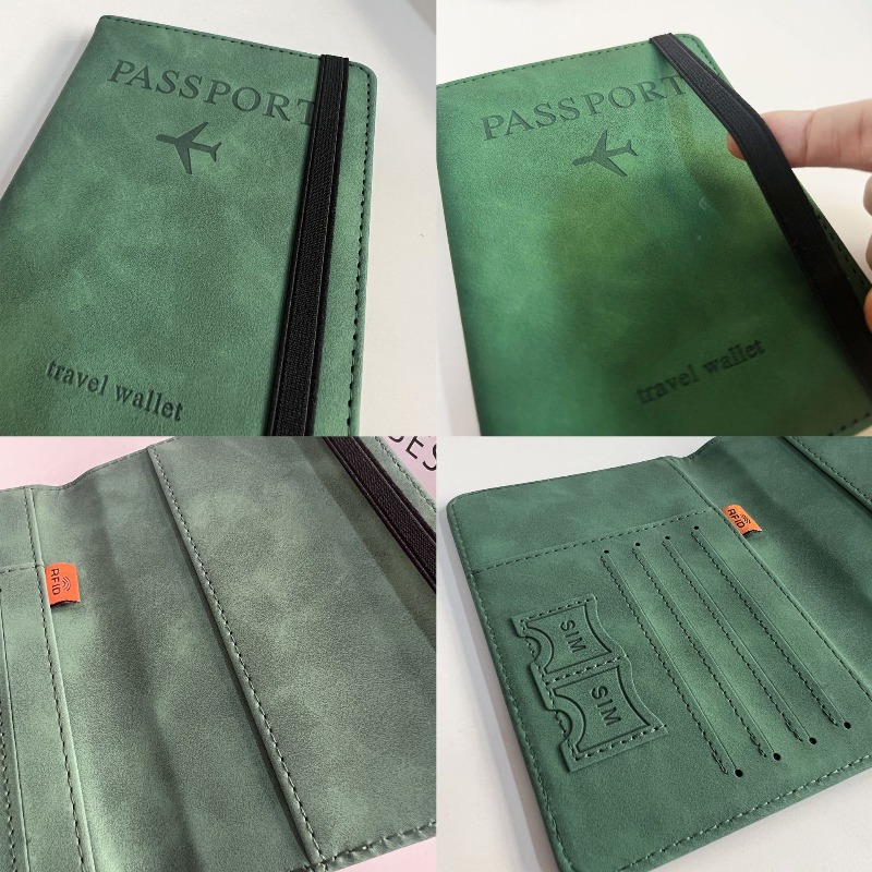 PU‑Leather Passport Holder, RF - Passport Wallet Rfid 评论和价格